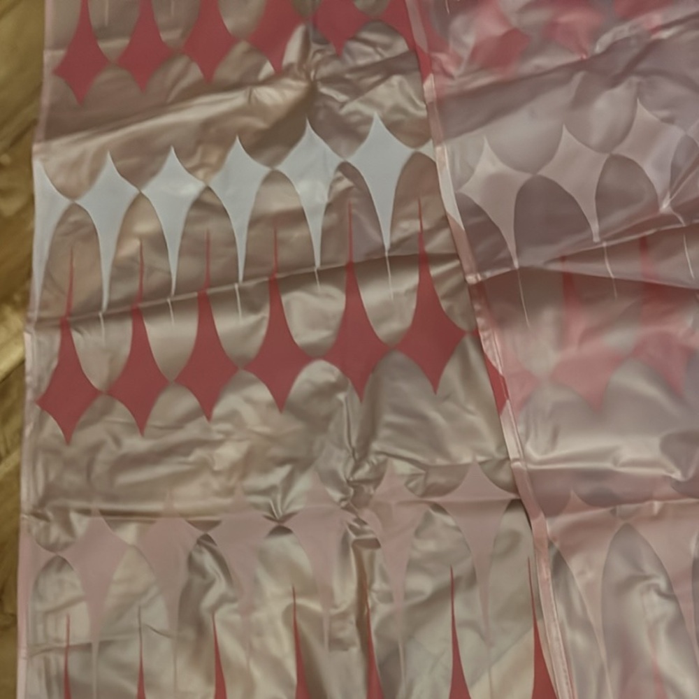 MCM vintage shower curtain